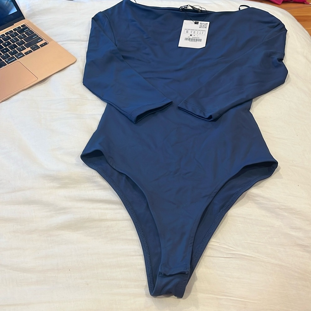 Zara 3/4 sleeve bodysuit